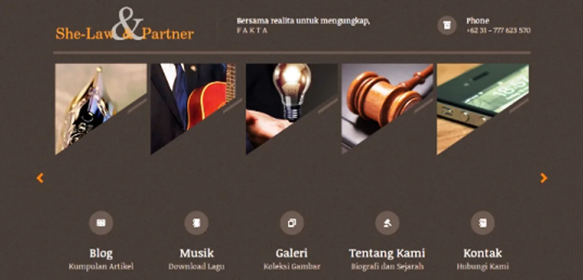 Website She-Law & Partner